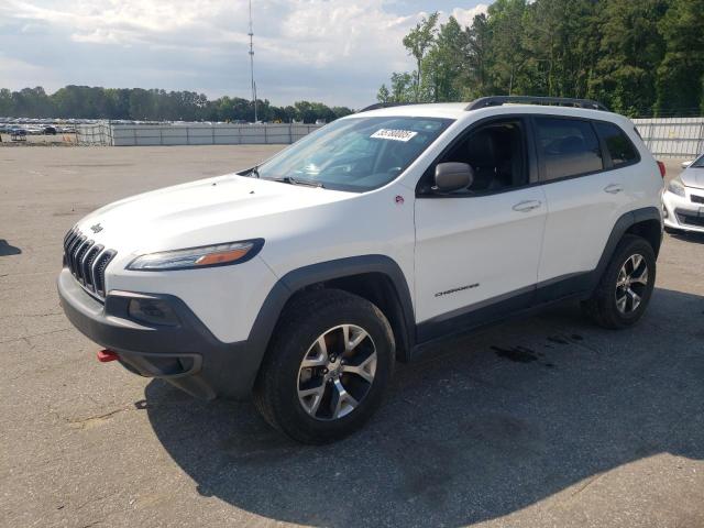 1C4PJMBS5EW185510 - 2014 JEEP CHEROKEE TRAILHAWK WHITE photo 1