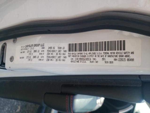 1C4PJMBS5EW185510 - 2014 JEEP CHEROKEE TRAILHAWK WHITE photo 13