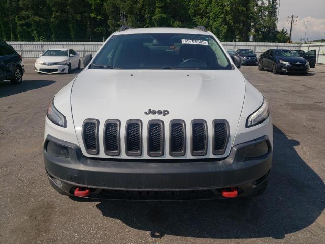 1C4PJMBS5EW185510 - 2014 JEEP CHEROKEE TRAILHAWK WHITE photo 5