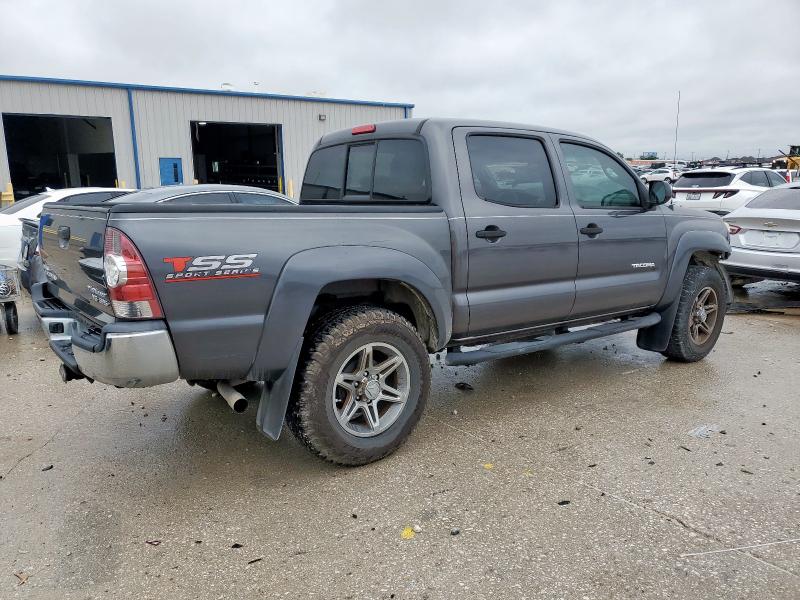 5TFJU4GN5DX034109 - 2013 TOYOTA TACOMA DOUBLE CAB PRERUNNER GRAY photo 3