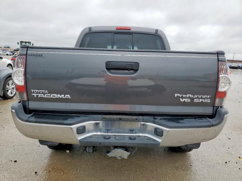 5TFJU4GN5DX034109 - 2013 TOYOTA TACOMA DOUBLE CAB PRERUNNER GRAY photo 6