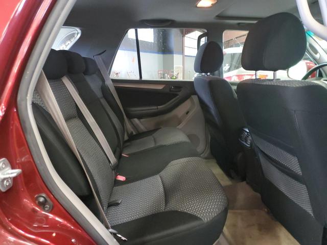 JTEBU14R978104960 - 2007 TOYOTA 4RUNNER SR5 RED photo 10