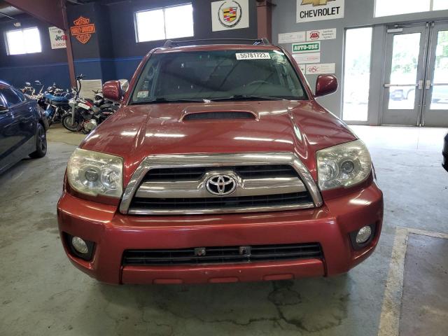 JTEBU14R978104960 - 2007 TOYOTA 4RUNNER SR5 RED photo 5