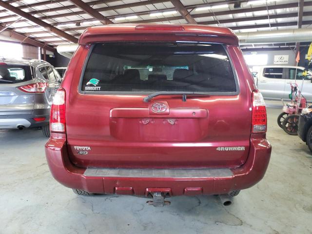 JTEBU14R978104960 - 2007 TOYOTA 4RUNNER SR5 RED photo 6