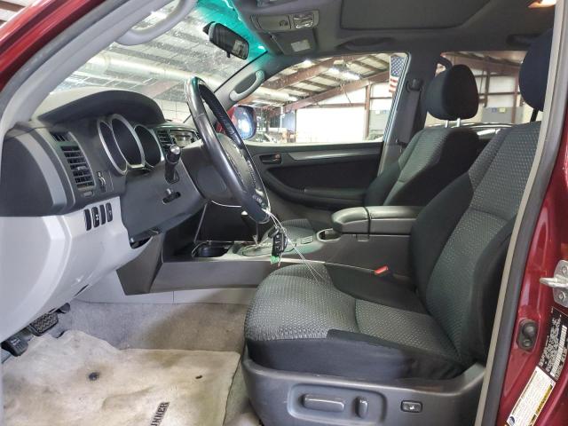 JTEBU14R978104960 - 2007 TOYOTA 4RUNNER SR5 RED photo 7