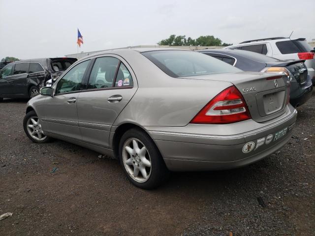 WDBRF81J44F508338 - 2004 MERCEDES-BENZ C 240 4MATIC SILVER photo 2