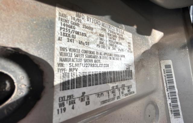 5LMFU27R83LJ21238 - 2003 LINCOLN NAVIGATOR SILVER photo 10