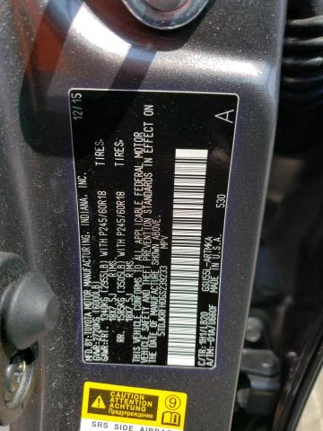 5TDJKRFH0GS239233 - 2016 TOYOTA HIGHLANDER XLE Boz foto 13