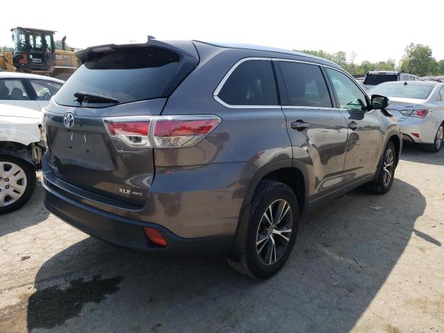 5TDJKRFH0GS239233 - 2016 TOYOTA HIGHLANDER XLE Boz foto 3
