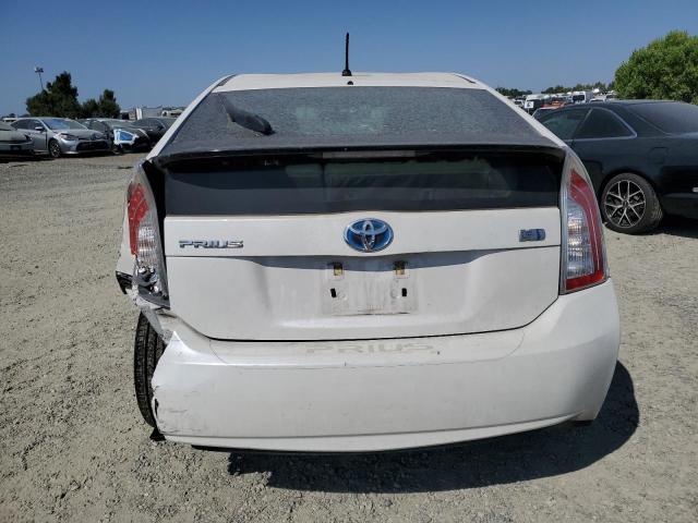 JTDKN3DU3C5445767 - 2012 TOYOTA PRIUS WHITE photo 6