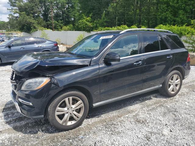 4JGDA5HB0FA451008 - 2015 MERCEDES-BENZ ML 350 4MATIC BLACK photo 1