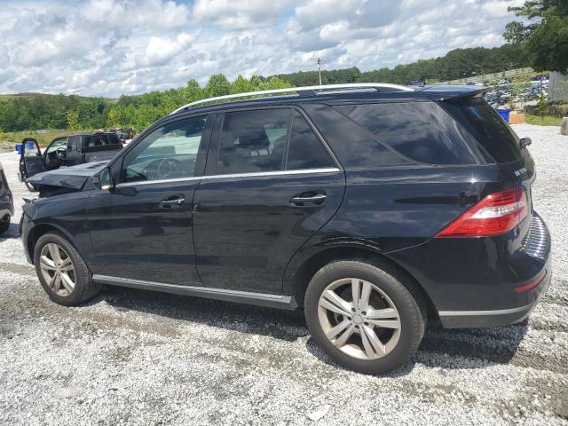 4JGDA5HB0FA451008 - 2015 MERCEDES-BENZ ML 350 4MATIC BLACK photo 2