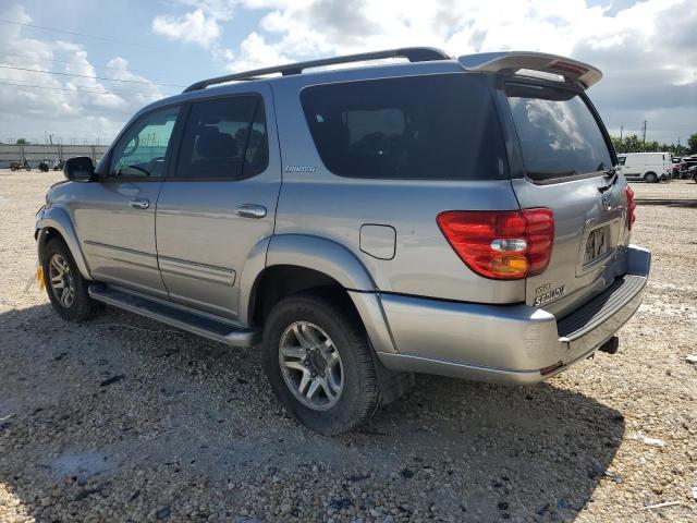5TDBT48A04S226224 - 2004 TOYOTA SEQUOIA LIMITED SILVER photo 2