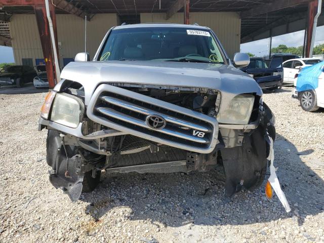 5TDBT48A04S226224 - 2004 TOYOTA SEQUOIA LIMITED SILVER photo 5