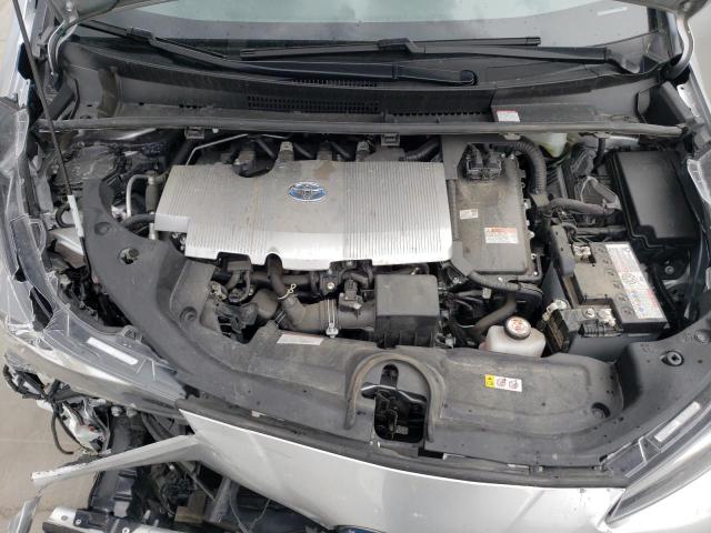 JTDL9MFU8M3026242 - 2021 TOYOTA PRIUS LE SILVER photo 11