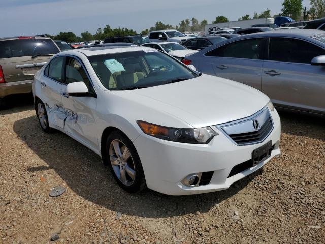 JH4CU2F60CC027354 - 2012 ACURA TSX TECH WHITE photo 4