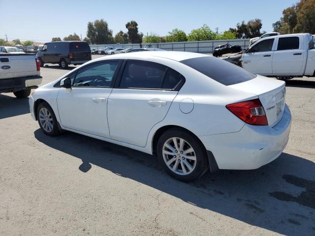 19XFB2F95CE300067 - 2012 HONDA CIVIC EXL WHITE photo 2