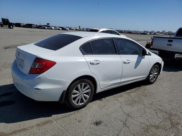 19XFB2F95CE300067 - 2012 HONDA CIVIC EXL WHITE photo 3