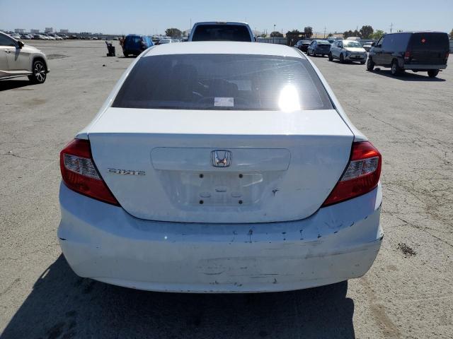 19XFB2F95CE300067 - 2012 HONDA CIVIC EXL WHITE photo 6