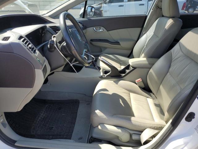 19XFB2F95CE300067 - 2012 HONDA CIVIC EXL WHITE photo 7