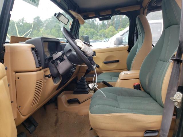 1J4FY49S6WP755839 - 1998 JEEP WRANGLER / SAHARA GREEN photo 7