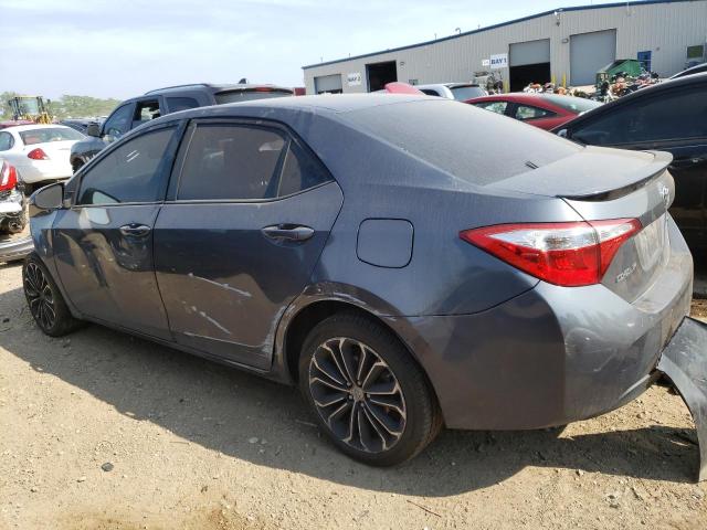 5YFBURHE2EP059713 - 2014 TOYOTA COROLLA L GRAY photo 2