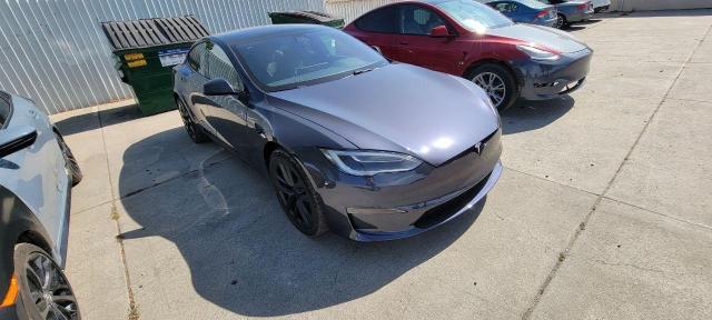 5YJSA1E67MF438823 - 2021 TESLA MODEL S Գրաֆիտ լուսանկար 1