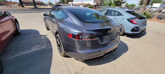 5YJSA1E67MF438823 - 2021 TESLA MODEL S Գրաֆիտ լուսանկար 3
