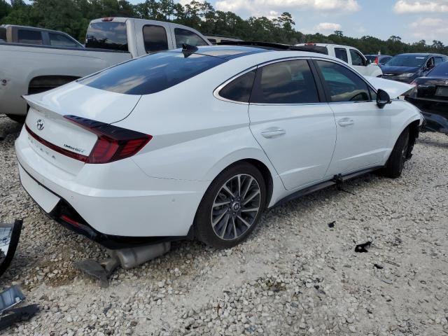 KMHL34J29NA229396 - 2022 HYUNDAI SONATA LIMITED WHITE photo 3