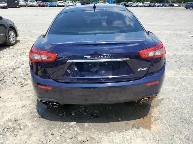 ZAM57RSA4G1176920 - 2016 MASERATI GHIBLI S BLUE photo 6