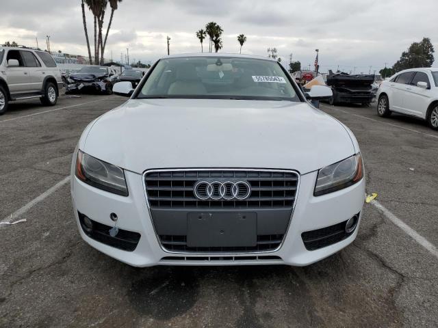 WAULFAFR0CA019294 - 2012 AUDI A5 PREMIUM PLUS WHITE photo 5