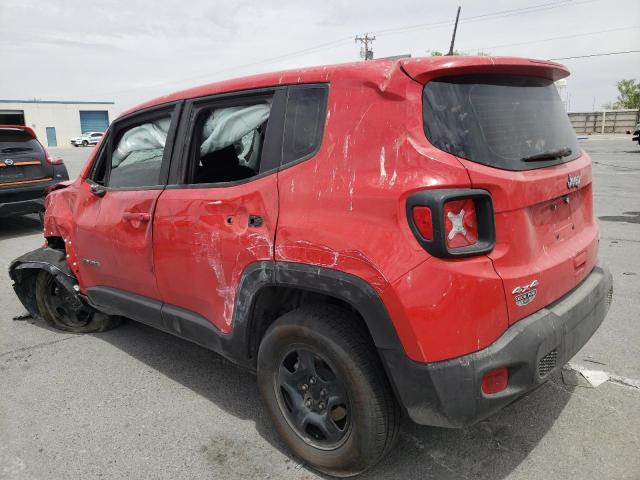 ZACNJDA10NPN64571 - 2022 JEEP RENEGADE SPORT RED photo 2