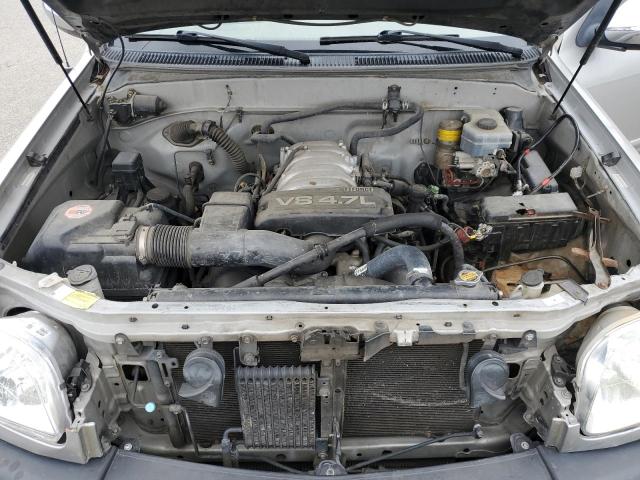 5TBET34124S452805 - 2004 TOYOTA TUNDRA DOUBLE CAB SR5 SILVER photo 11