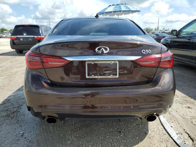 JN1EV7APXLM201366 - 2020 INFINITI Q50 PURE BROWN photo 6