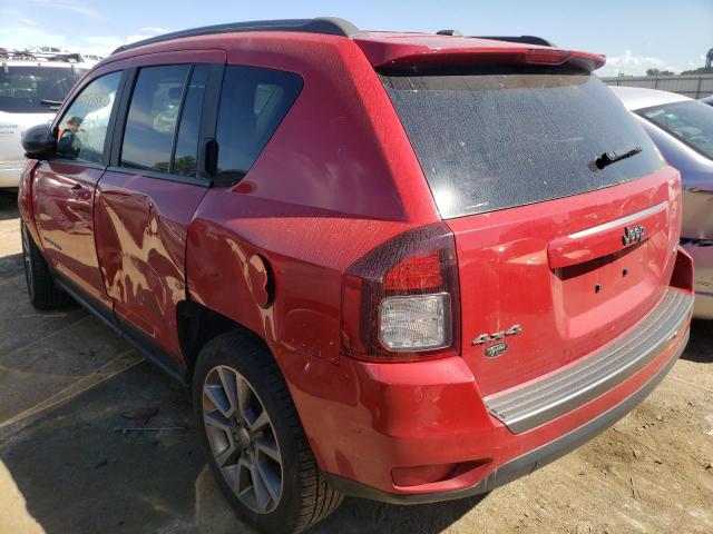 1C4NJDBB0HD130096 - 2017 JEEP COMPASS SPORT RED photo 3