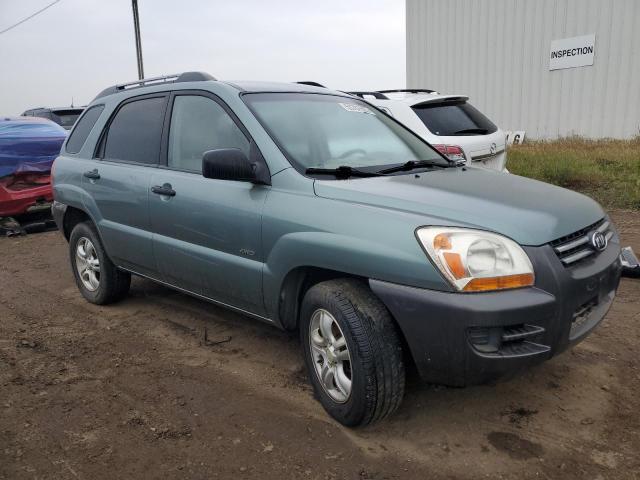 KNDJE723567286224 - 2006 KIA SPORTAGE TEAL photo 4