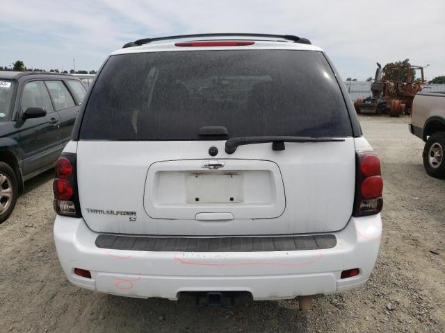 1GNDS33S692116192 - 2009 CHEVROLET TRAILBLAZE LT WHITE photo 6