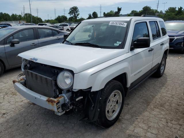 1C4NJPBA4ED564011 - 2014 JEEP PATRIOT SPORT WHITE photo 1