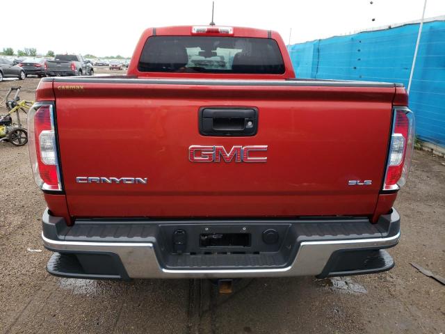 1GTG6BE37F1234358 - 2015 GMC CANYON SLE RED photo 6