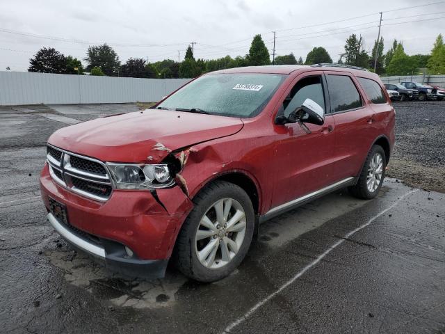 1D4RE4GG0BC662913 - 2011 DODGE DURANGO CREW RED photo 1