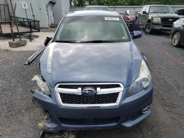 4S3BMBL66E3016010 - 2014 SUBARU LEGACY 2.5I LIMITED BLUE photo 5