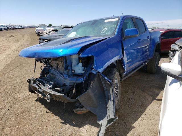 1GCGTEEN8K1360640 - 2019 CHEVROLET COLORADO ZR2 BLUE photo 1