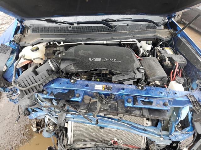 1GCGTEEN8K1360640 - 2019 CHEVROLET COLORADO ZR2 BLUE photo 11