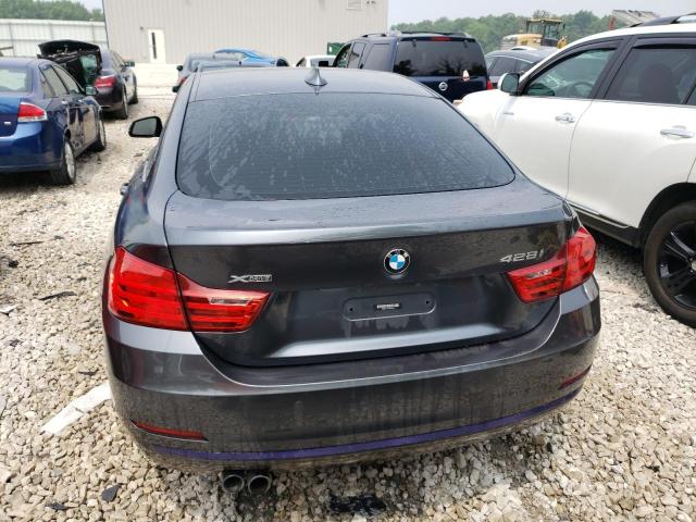 WBA4A7C52FD414913 - 2015 BMW 428 XI GRAN COUPE GRAY photo 6