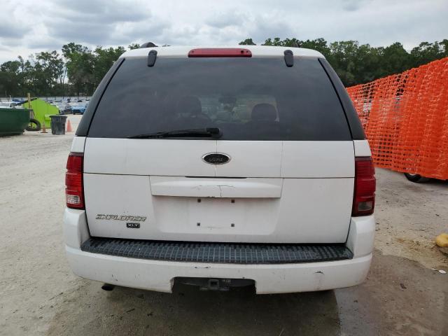1FMZU63K84UA36752 - 2004 FORD EXPLORER XLT WHITE photo 6