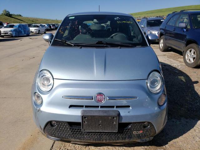 3C3CFFGE8FT503226 - 2015 FIAT 500 ELECTRIC BLUE photo 5