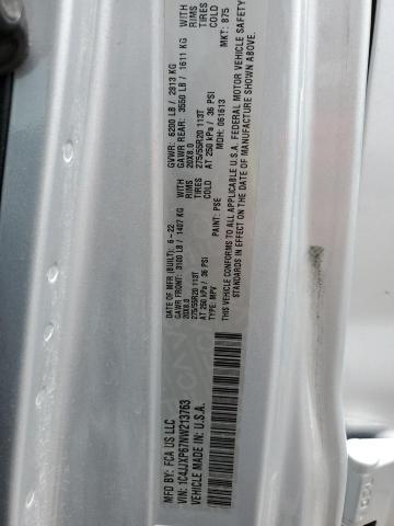 1C4JJXP67NW213763 - 2022 JEEP WRANGLER U SAHARA 4XE SILVER photo 12