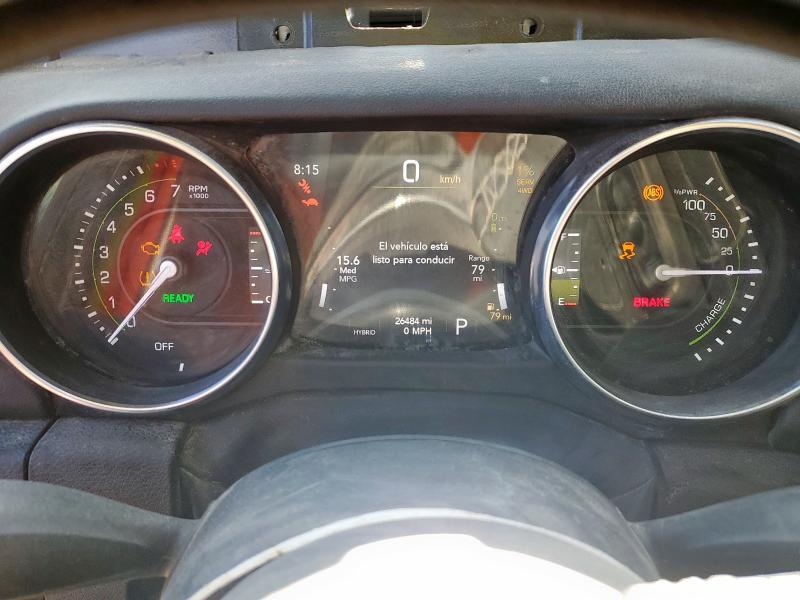 1C4JJXP67NW213763 - 2022 JEEP WRANGLER U SAHARA 4XE SILVER photo 9