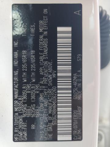 5TDGZRBH6MS062260 - 2021 TOYOTA HIGHLANDER XLE Ağ foto 14