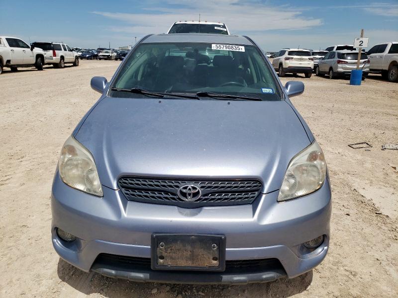 2T1KR30E38C707820 - 2008 TOYOTA COROLLA MA XR BLUE photo 5